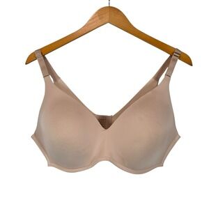 Soma Vanishing 360 Wireless Bra Women's 40D Beige Full Coverage Comfort Nude